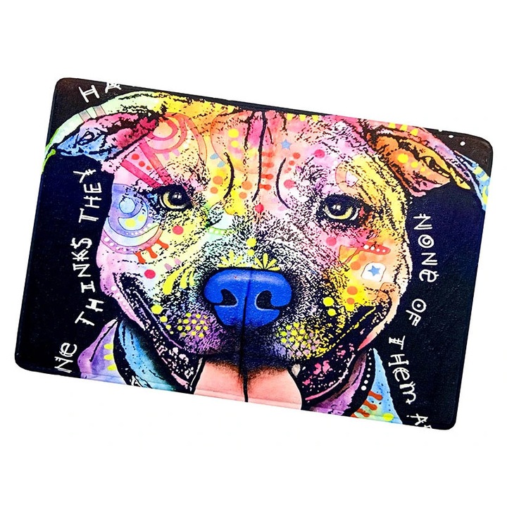 Csúszásgátló szőnyeg, Zoofari, 40x60 cm, több színű