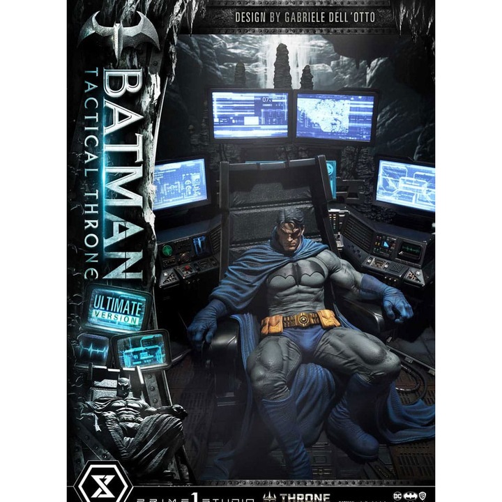 DC Comics Throne Legacy Kollekció Szobor 1/3 Batman Tactical Throne Ultimate Bonus Verzió 57 cm