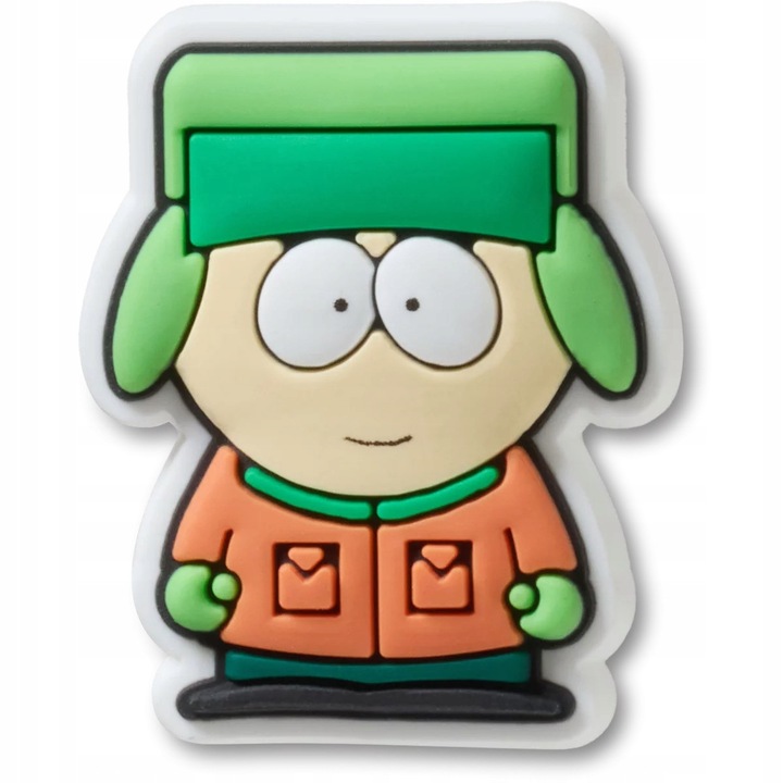 Crocs, Accesoriu incaltaminte Jibbitz, South Park Kyle Full Body, 1 bucati, Multicolor