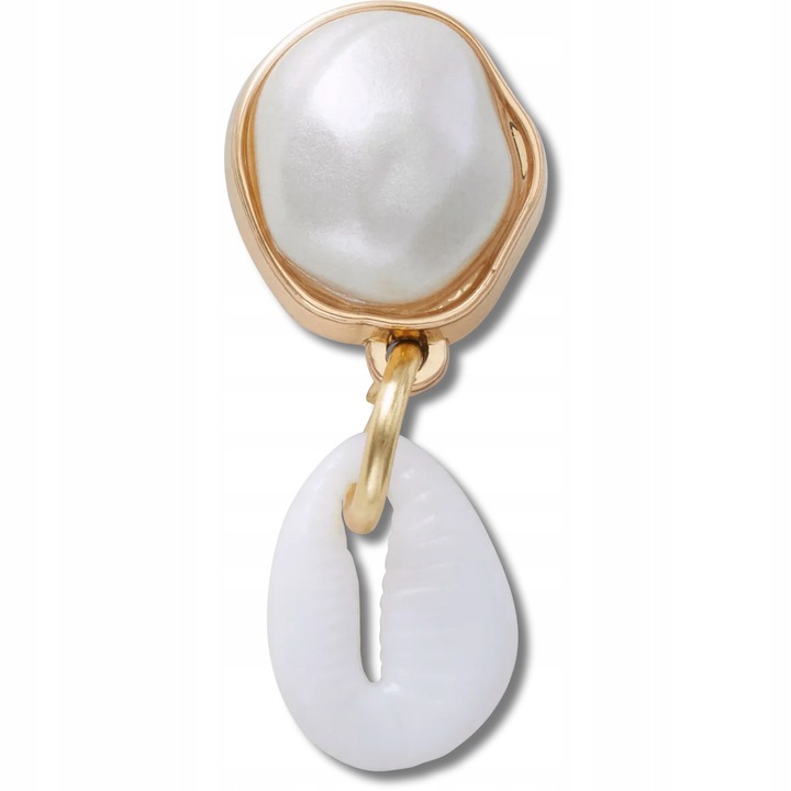 Crocs, Accesoriu incaltaminte Jibbitz, Baroque Pearl Puka, 1 bucati, Multicolor