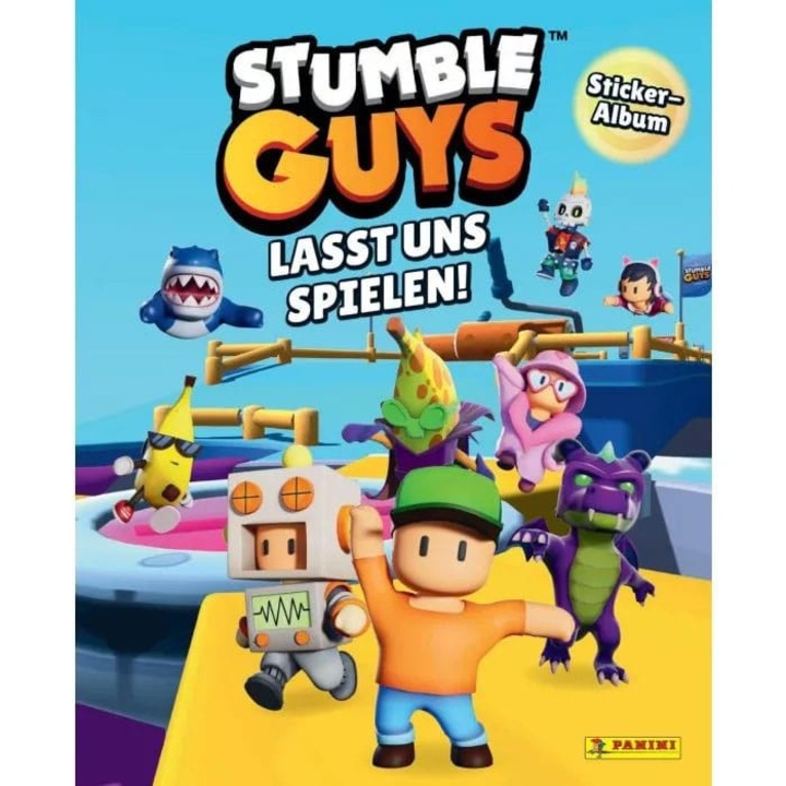 Stumble Guys matrica gyűjtőalbum, Panini, többszínű, német kiadás