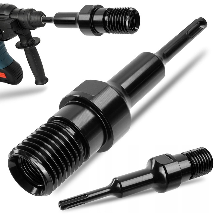 Adapter SDS+ pentru coroane diamantate, Pixel, 1 1/4"-7UNC / 1/2" UNC, 200mm, set