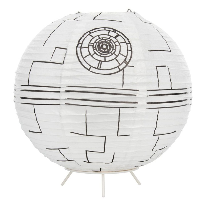 Lampa de birou Death Star 21x20x20cm, Star Wars, alb