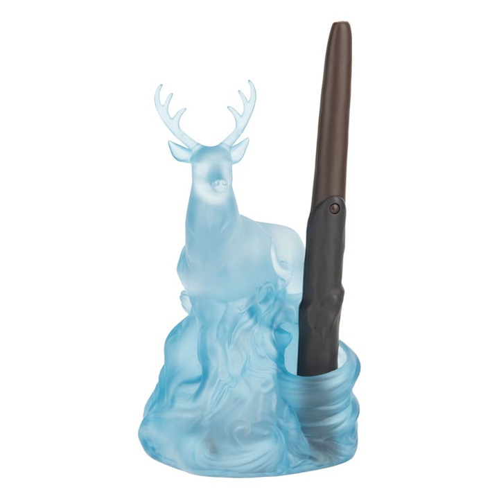 Lámpa Patronus Harry Potter távirányítóval, Paladone Products, 21x11x11cm, kék/barna