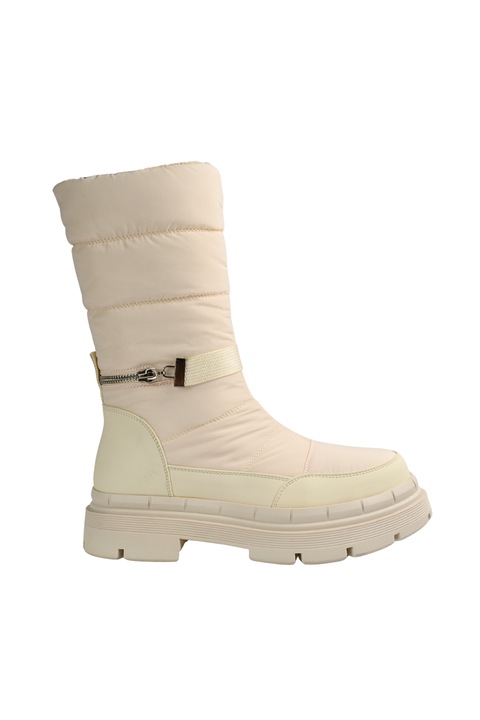 Ghete casual, dama, FRANCO GERARDO, X133 bej, textil, Bej