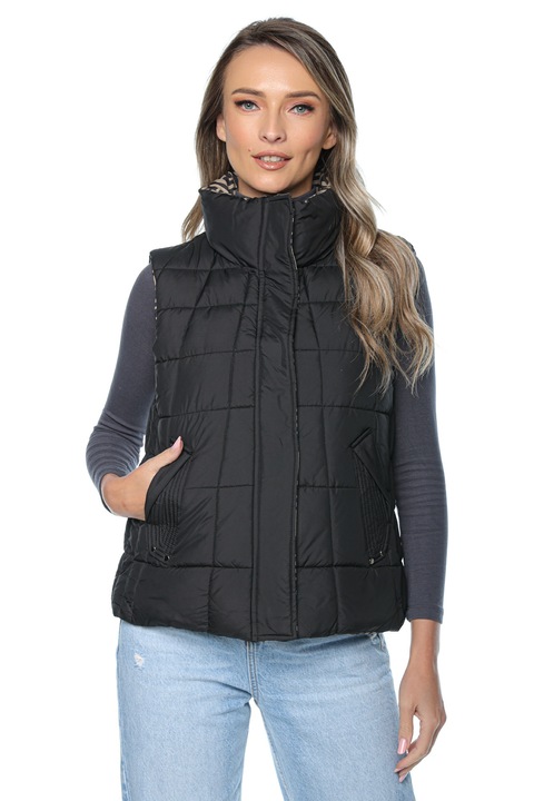 Vesta cu doua fete 7715, Negru, L