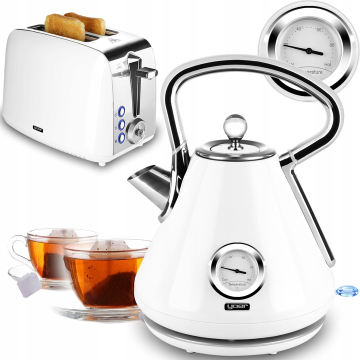 Fierbator de apa HENDI UNIQ 9 l, 950 W, design Robert Bronwasser, inox, gri deschis