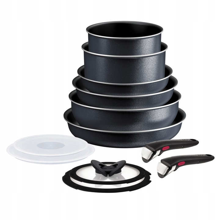Комплект тенджери и тигани Tefal Ingenio So'Light 11 ел. индукция