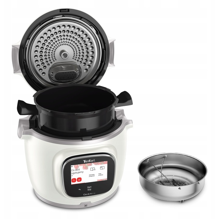 Multicooker Tefal Cook4me Touch Pro 6L, waga integrata, Wi-Fi, set