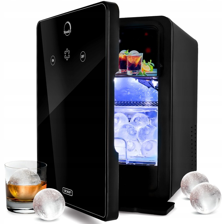 Yoer MoonIce IM04BK jégkészítő gép, 220W, 5cm, 2,5kg, fekete