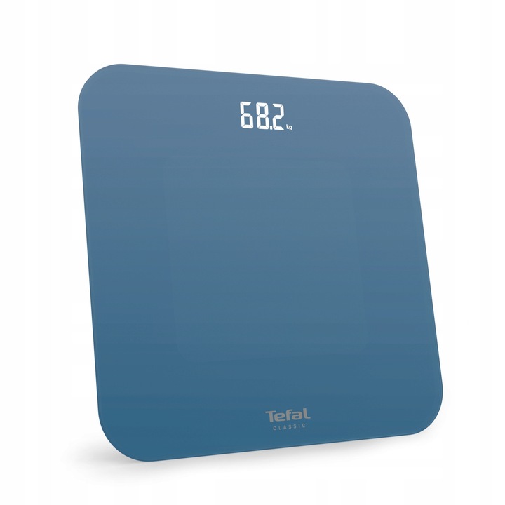 Кантар за тяло Tefal Classic, 180 кг, 31x31см, LCD дисплей, комплект с батерии