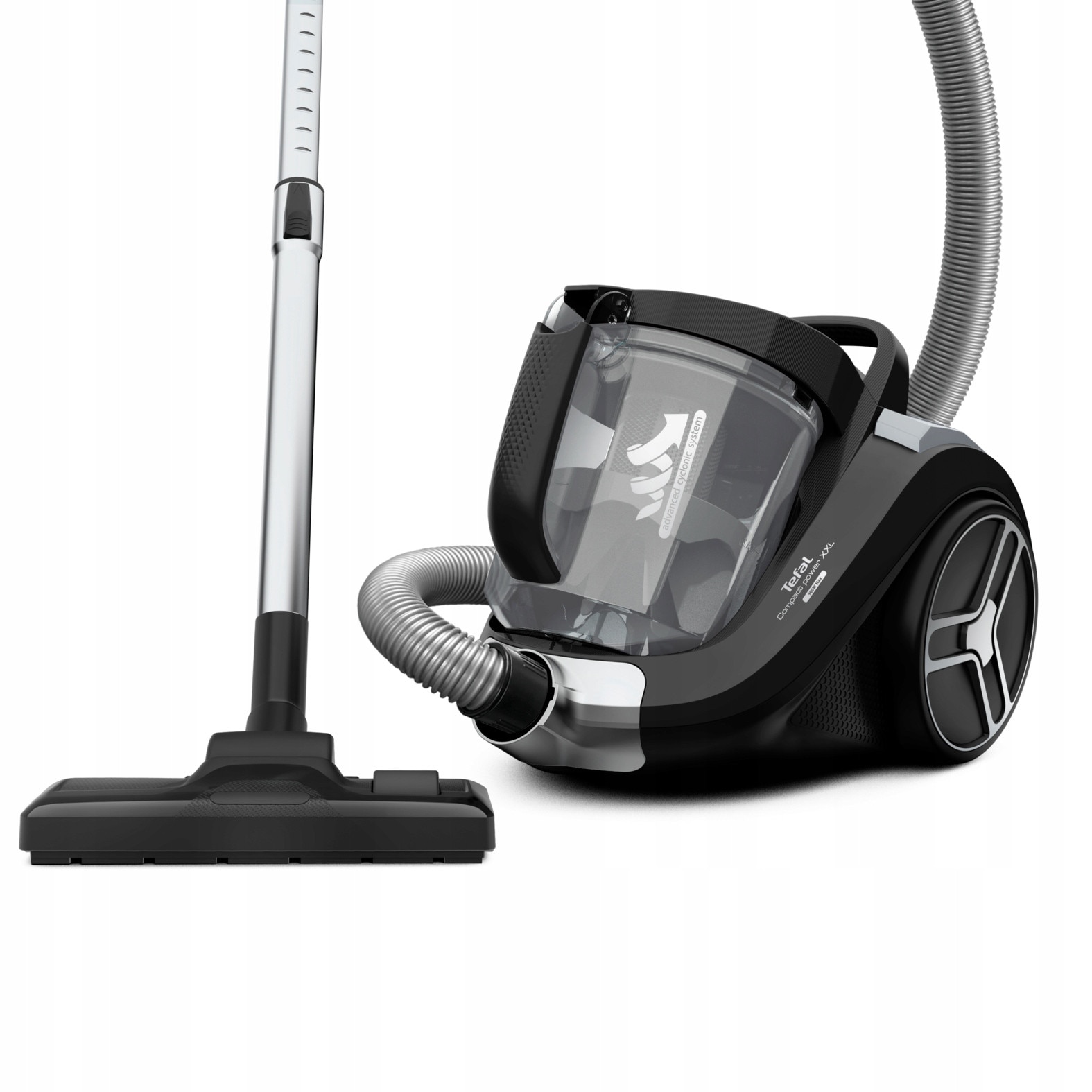 Aspirator fara sac Tefal Compact Power XXL 750W, capacitate 2,5L, filtrare 3 trepte, 8,8m raza de actiune