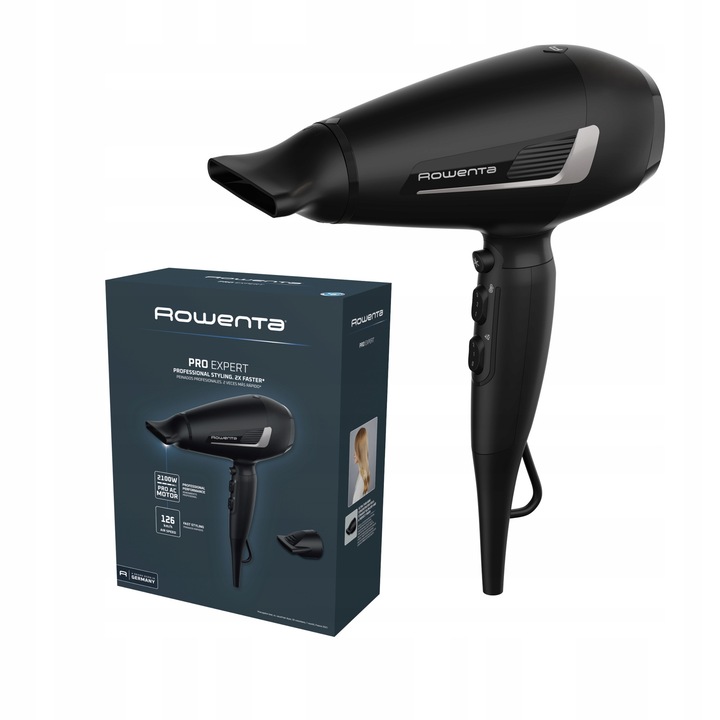 Сешоар Rowenta Pro Expert CV8810, 2100W, черен, 6мм