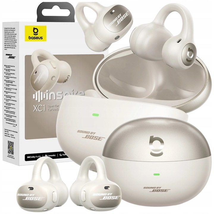 БЕЗЖИЧНИ СЛУШАЛКИ BASEUS INSPIRE XC1 Sound by Bose ANC Dolby Audio BT