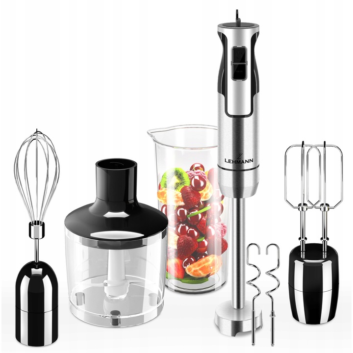 Пасатор Lehmann Chowmei, 1200W, 8 скорости, със златен нож