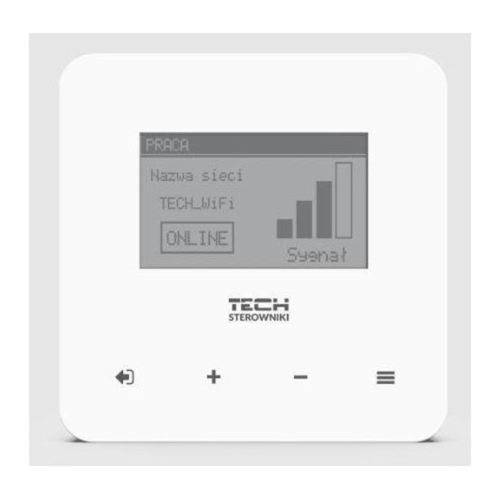 Extender wireless EX-01, TECH STEROWNIKI, alb, 84,7x84,7x37,2mm
