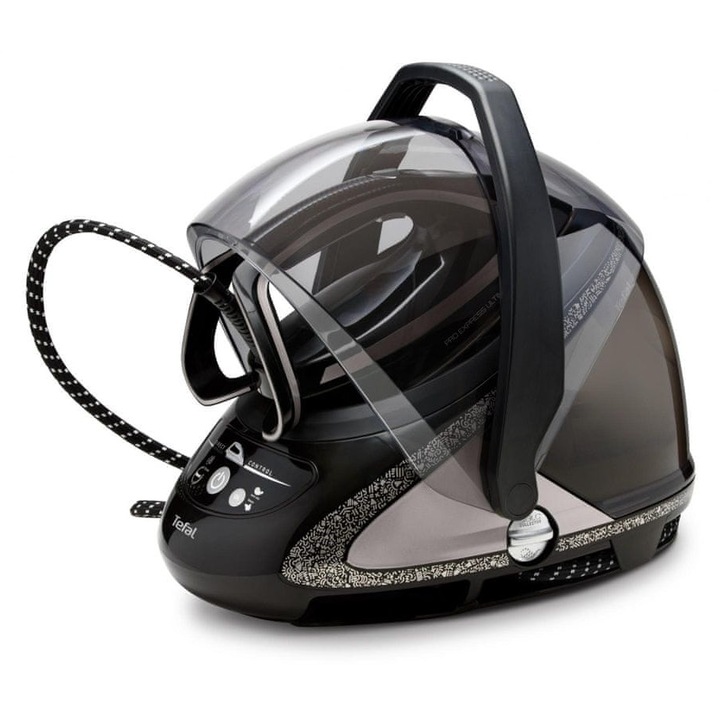 Fier de calcat cu generator de abur Tefal Pro Express Ultimate GV 9620, 2600W, 8 bar, negru, 1,9l