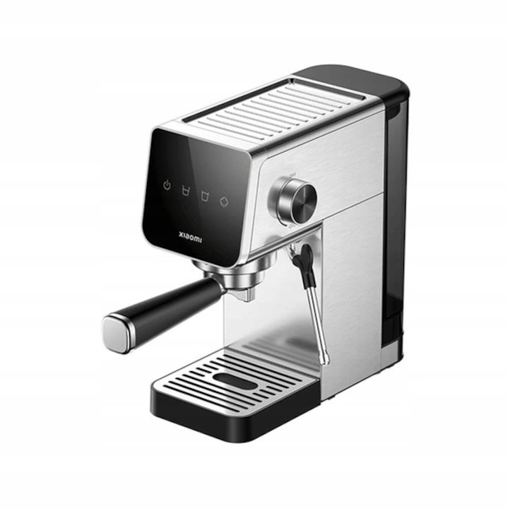 Espressor 3 in 1 Solis, Barista Gran Gusto 1014, functie pre-infuzare si apa calda, presiune 15 bar, capacitate 1.7 L, compact, 1450 W, inox