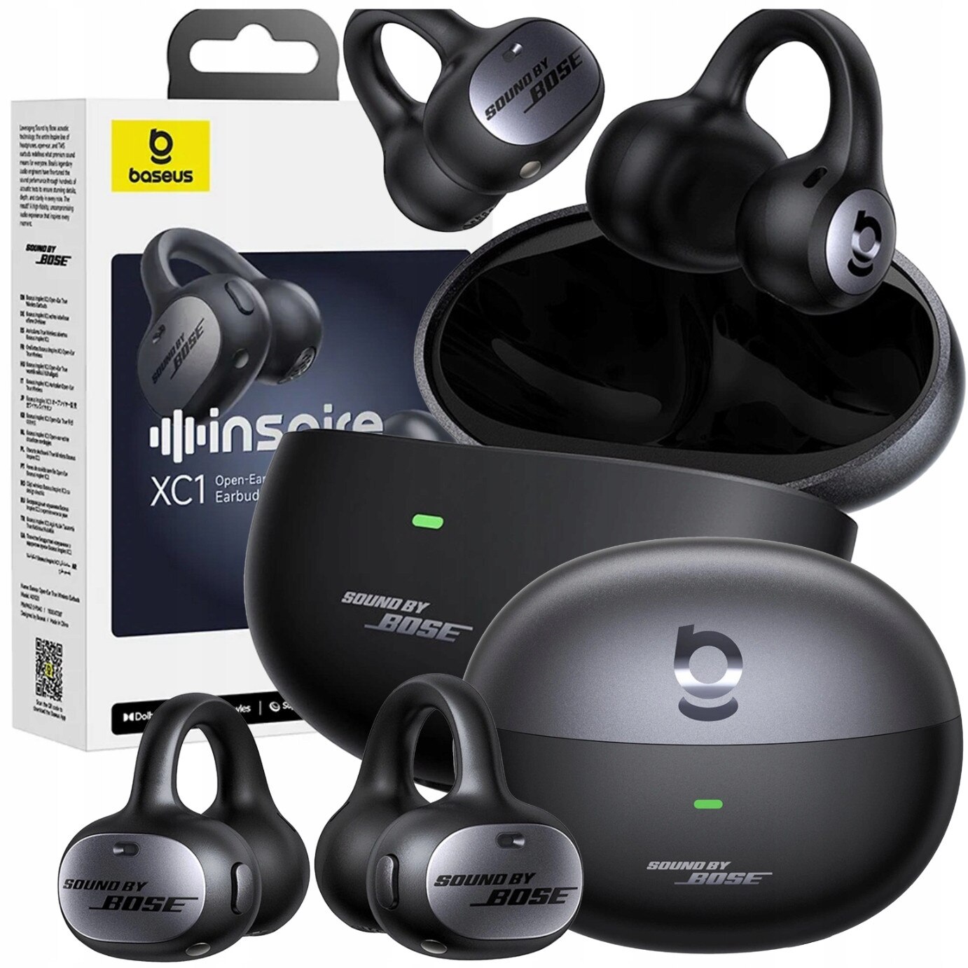 Casti wireless Baseus BT Inspire XC1, sunet Dolby Audio, ANC - eMAG.ro