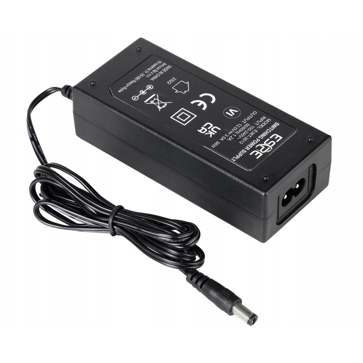 Incarcator laptop ESPE E36T-3612 12V 3A 36W DC 2,1x5,5mm, 112x48x31mm