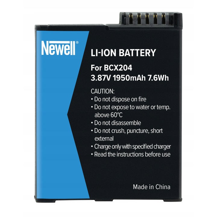Newell BCX204 akkumulátor, 1950 mAh, Li-ion, sportkamerákhoz, kompatibilis DJI Osmo Action