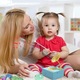 Музикална играчка, интерактивна, съдържа 96 весели мелодии, насърчава ранното учене и любопитството, развива креативността, стимулира въображението, речниковия запас и езиковото развитие - JOMELODI синя JOJOY®