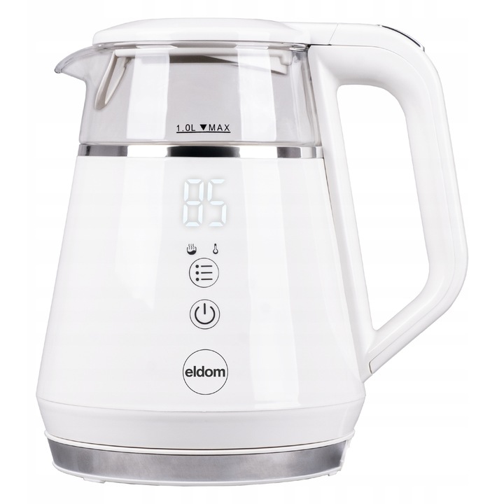 Fierbator fara fir Eldom C505B 1100W 1L, cu reglare a temperaturii, filtru