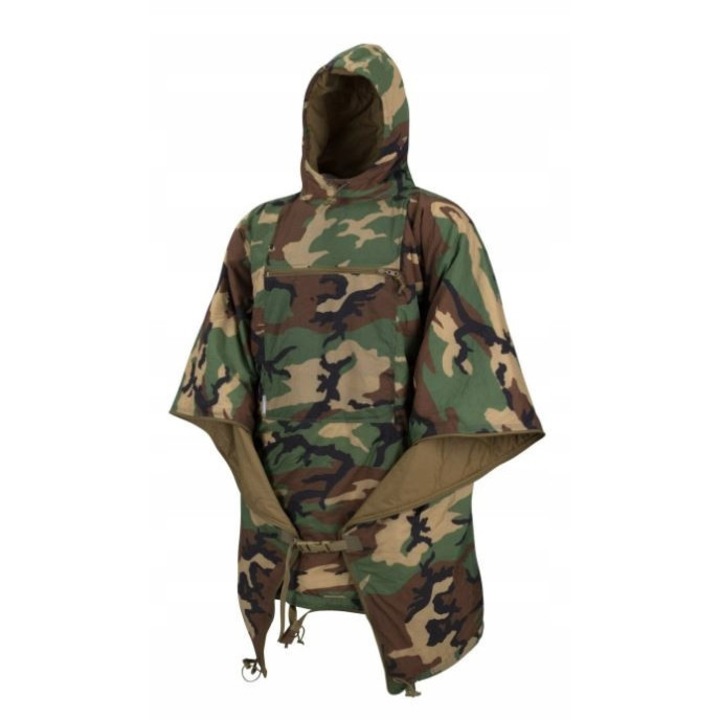 Poncho multifunctional Helikon-Tex Swagman Roll, 145x200cm, nylon, impermeabil, usor