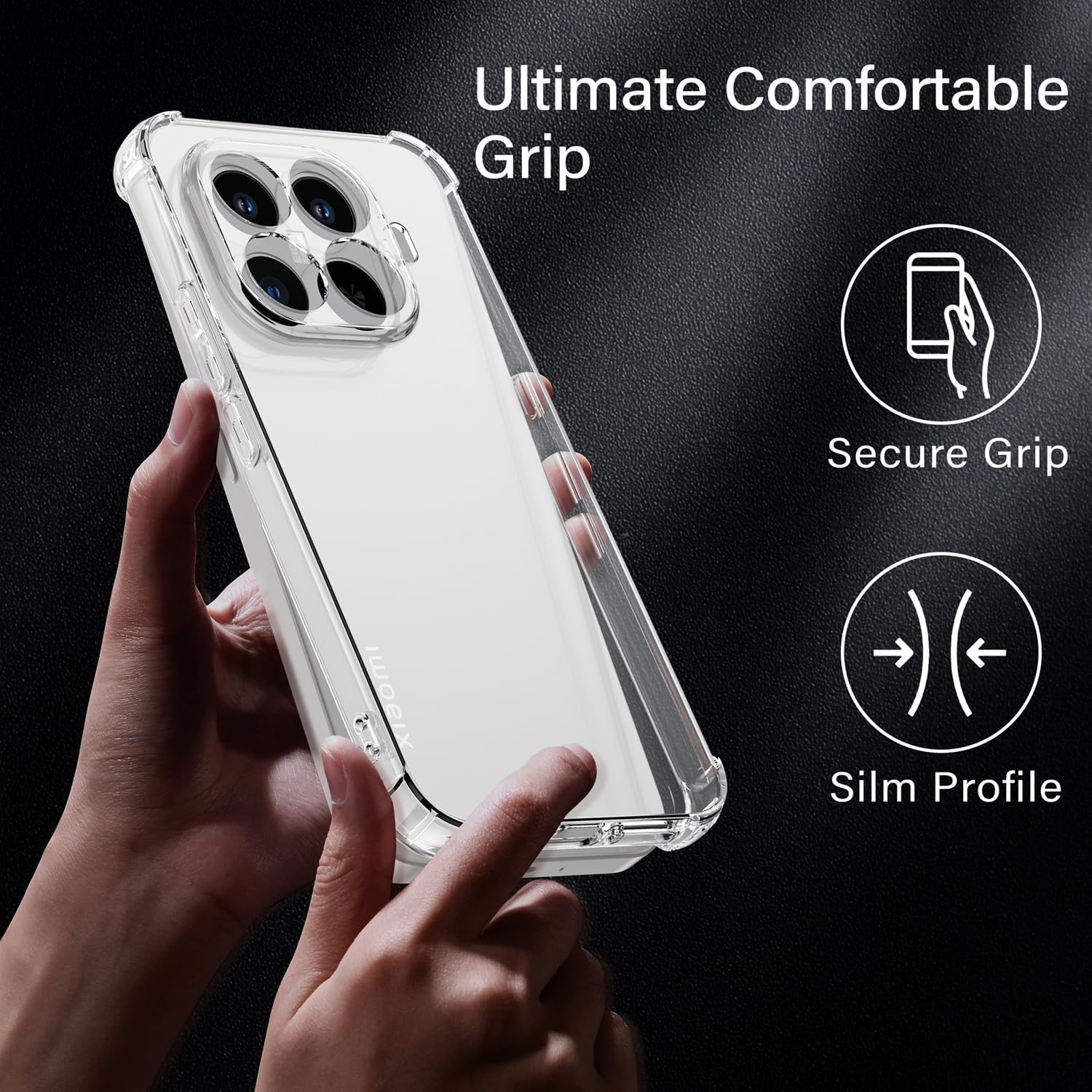 Husa pentru Oppo Find X9 Slim Anti-Shock 1.5mm reinforced 4 corners, transparenta