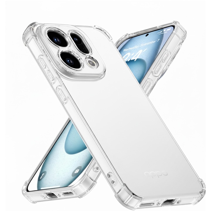 Husa pentru Oppo Find X9 Slim Anti-Shock 1.5mm reinforced 4 corners, transparenta