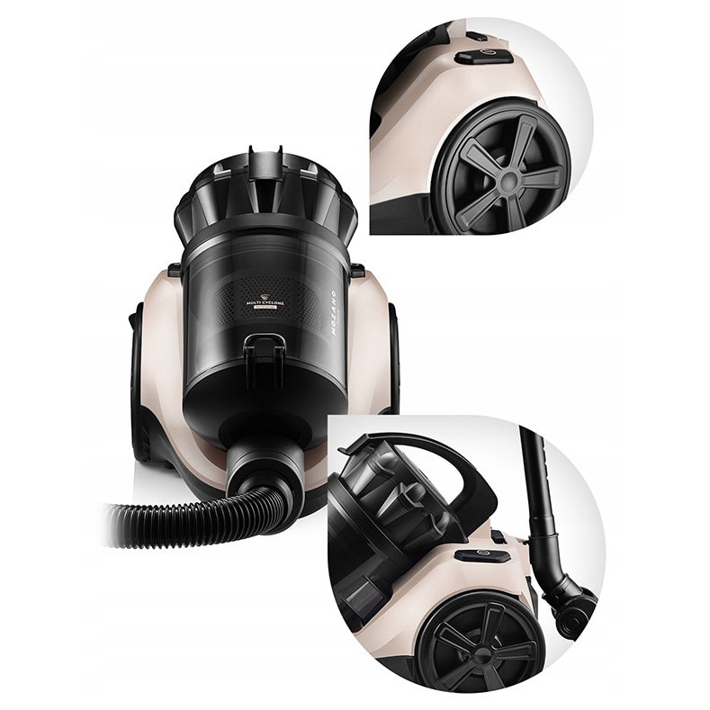 Aspirator ciclonic Mozano MAX Cyclonic 4000, 3L, 4000W, filtru HEPA, set 15 accesorii