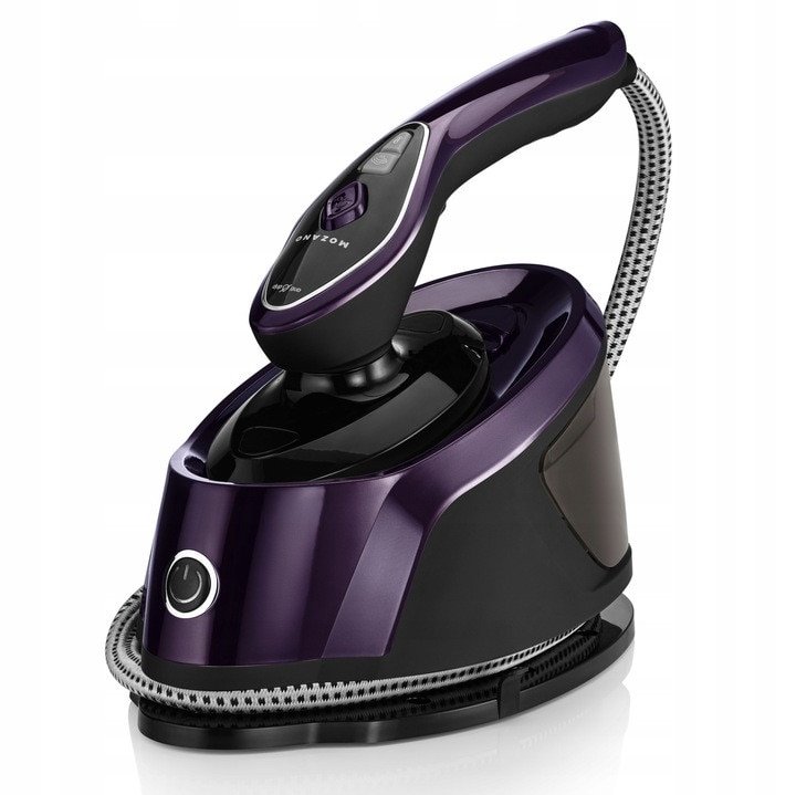 Steamer pentru imbracaminte Mozano Smart Care, 2500W, 3 niveluri de abur, negru-violet, 600ml