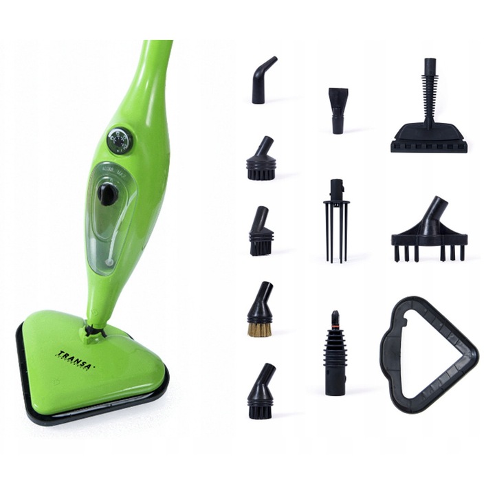 Mop cu aburi Transa SMX12, 2000W, 4,2 bar, set 12 accesorii, 7m cablu