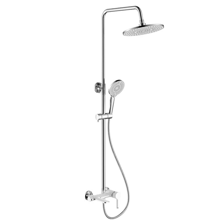 Душ колона DALIA Phoenix-N, бял-хром