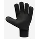 Футболни вратарски ръкавици f100 Superesist черно-сиви за възрастни 8, опушено черно