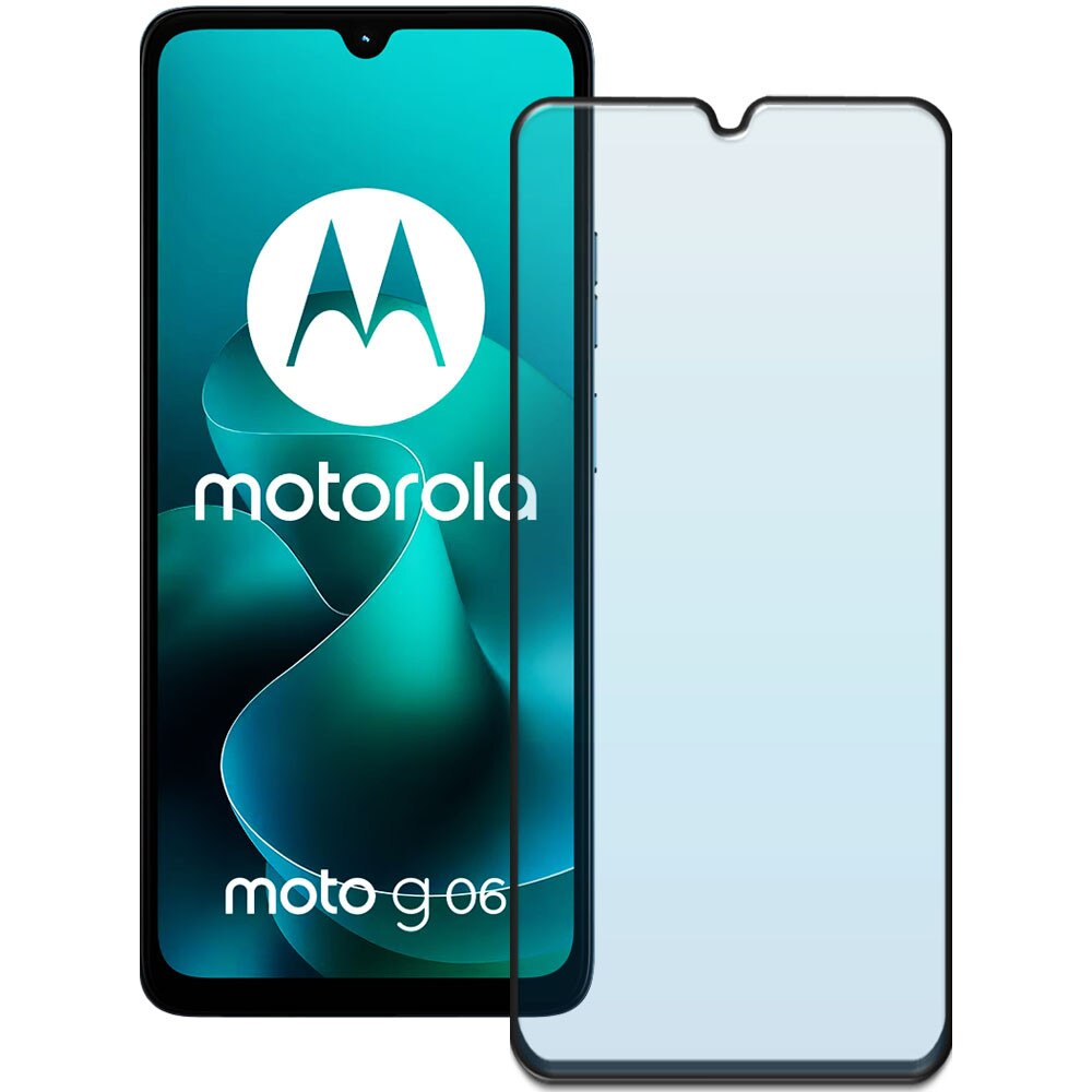 Folie din sticla securizata pentru Motorola Moto G06 / G06 Power, HAMSTERBOX Glass Shield, Protectie completa ecran, Full face, Aplicare rapida, Case Friendly, Transparenta