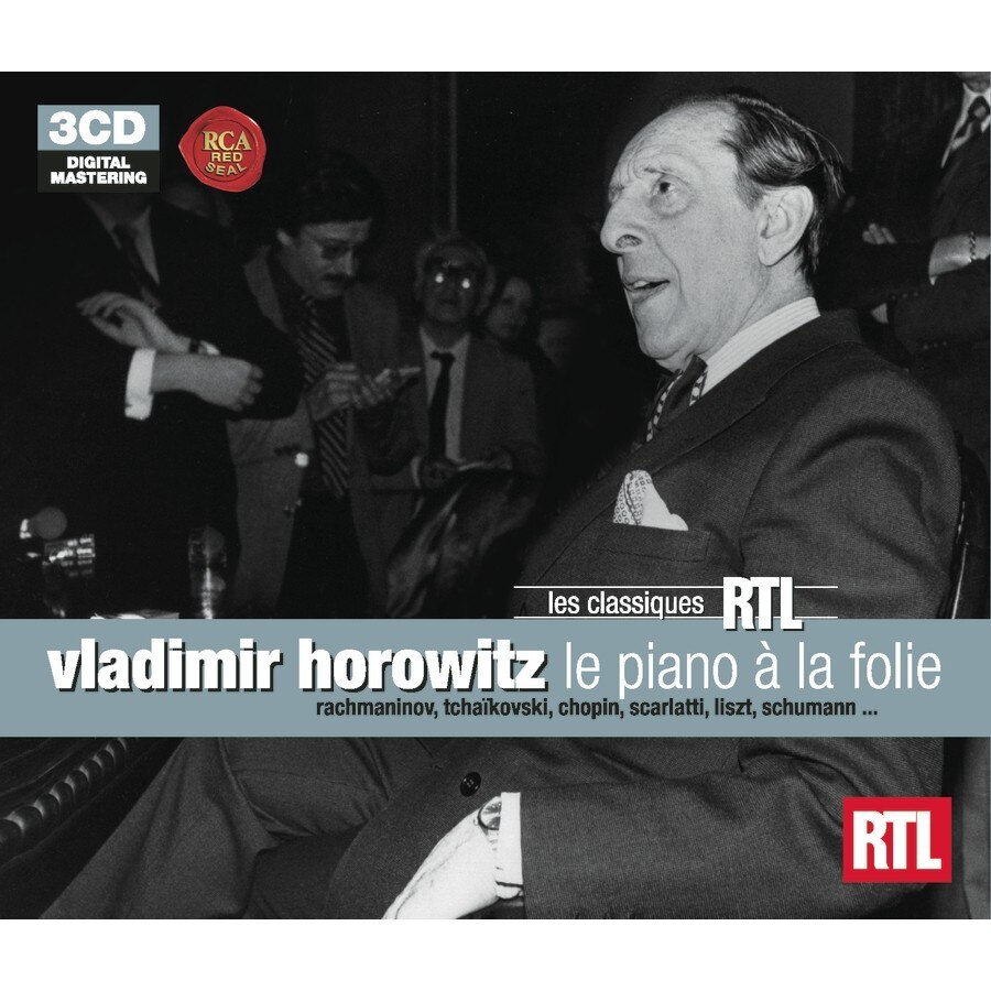 Vladimir Horowitz-Le Piano A La Folie-Tchaikovsky, Rachmaninoff, Chopin, Schumann, Scriabin, Bizet, Scarlatti-3CD