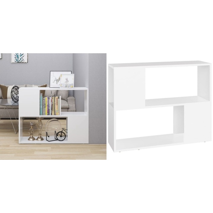 Comoda TV, alb, 80x24x63 cm, PAL