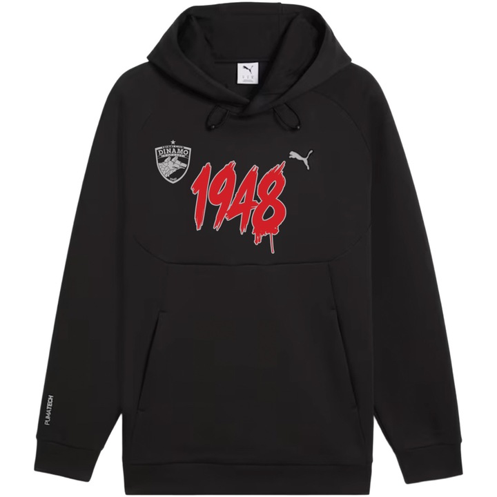 Hanorac Adulti Dinamo Performance, Negru, Negru