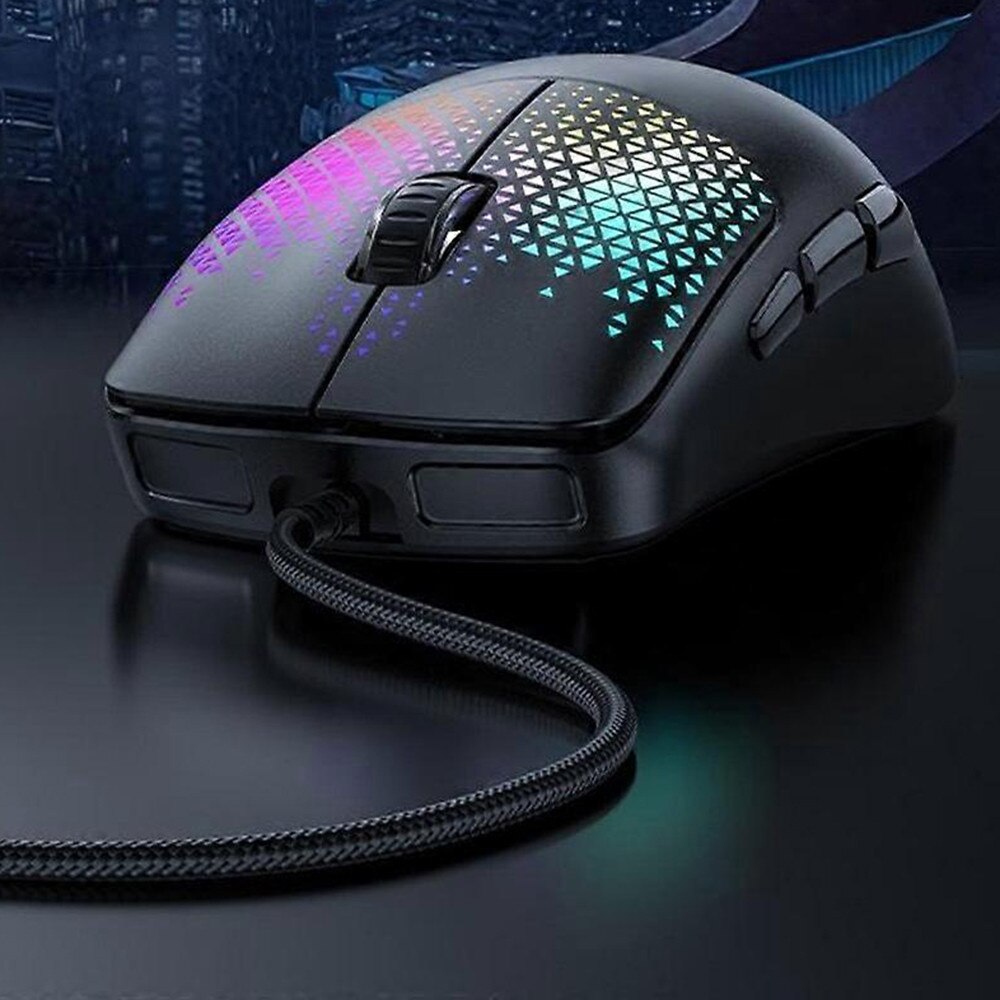 Mouse Wired Gaming Mouse (KB32) USB, Plug&Play, Ultra Lightweight ...