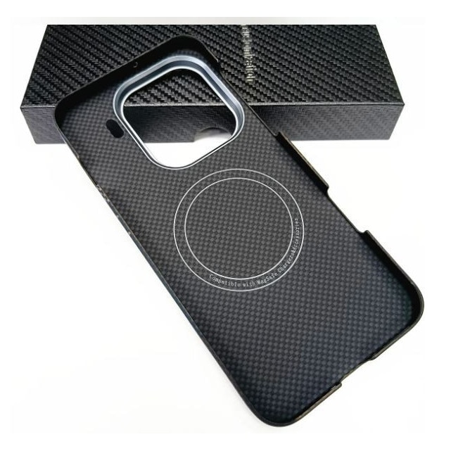 Husa de protectie Tip Kevlar (fibra aramida) pentru OPPO Find X9 PRO – Magnetica, Ultra-Slim, Anti-Alunecare, Protectie la Socuri, Negru Mat