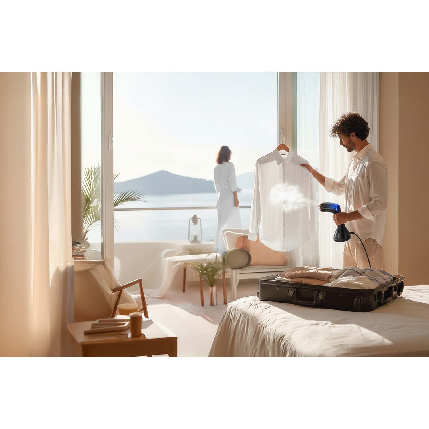Aparat de calcat vertical 1600W Steamer cu aburi Fier de calcat cu aburi SET 26g/min