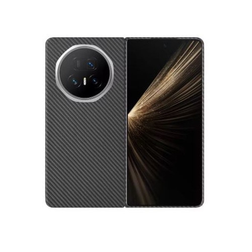 Husa de protectie Premium Tip Kevlar (fibra aramida) pentru Honor Magic V5 – Magnetica, Ultra-Slim, Anti-Alunecare, Protectie la Socuri, Negru carbon
