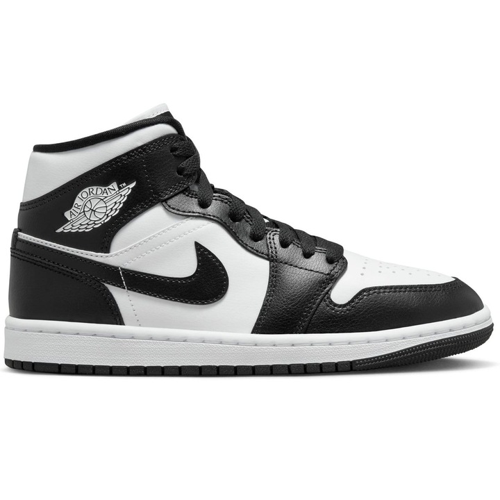 Pantofi sport Jordan Air Jordan 1 Mid 365 Panda 52413, Alb/Negru