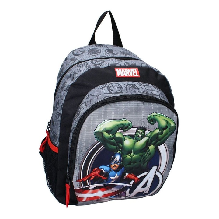 Ghiozdan Marvel Avengers The Incredible, multicolor, 35x27x14cm, set licentiat