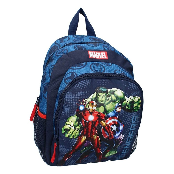 Ghiozdan Marvel Avengers Ultraforce, 35x27x14cm, albastru, Poliester