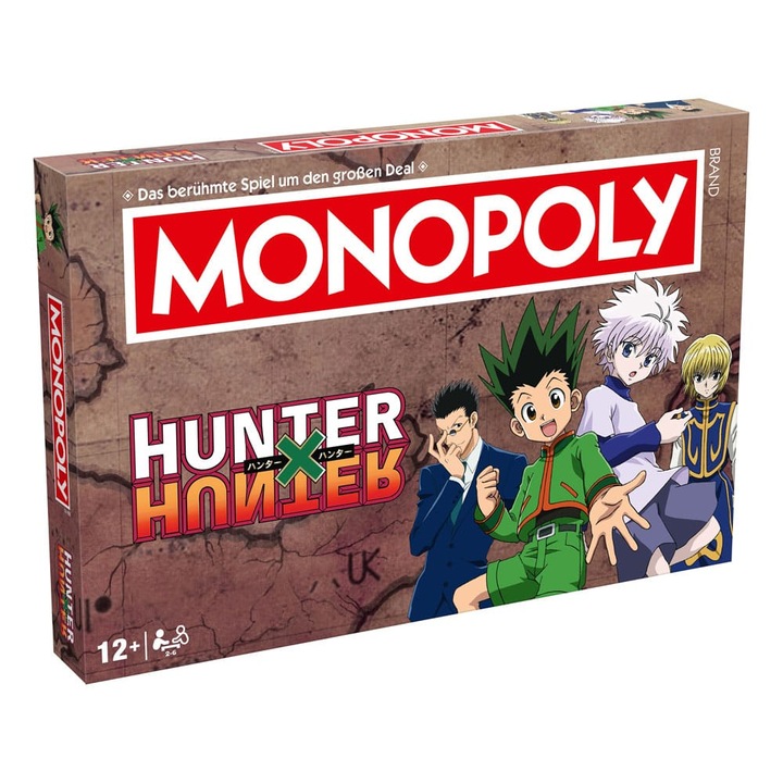 Joc de societate Monopoly: Hunter x Hunter, Winning Moves, multicolor, 2-6 jucatori, 8+ ani