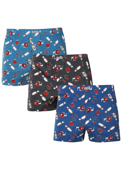 Set 3 perechi boxeri barbatesti Andrie PS 5932, multicolor