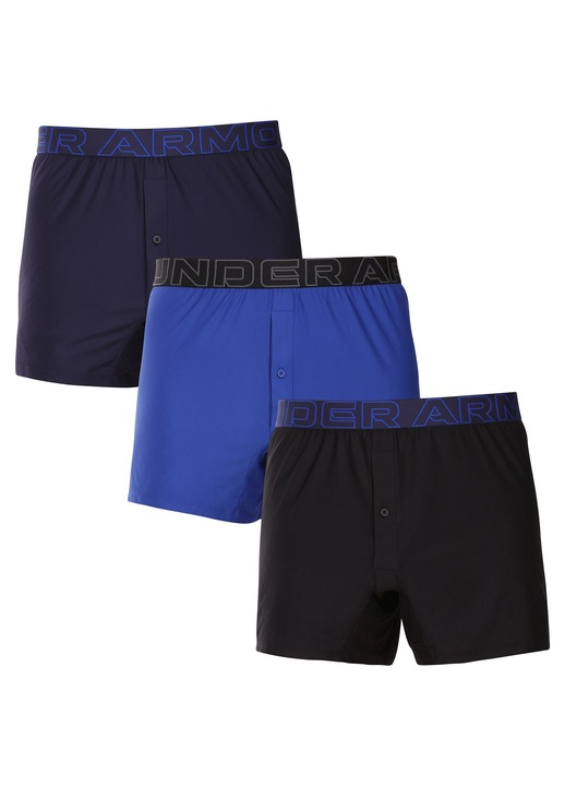 Set 3 boxeri barbati Under Armour 1390498 400, negru, albastru