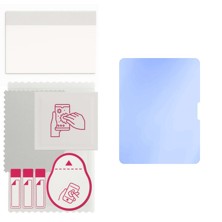 Sticla de protectie apgo pentru Apple Ipad Pro 11 2025 – sticla hibrida, securizata pentru display, lucioasa, pro flexible Hybrid Glass, 9H, full glue